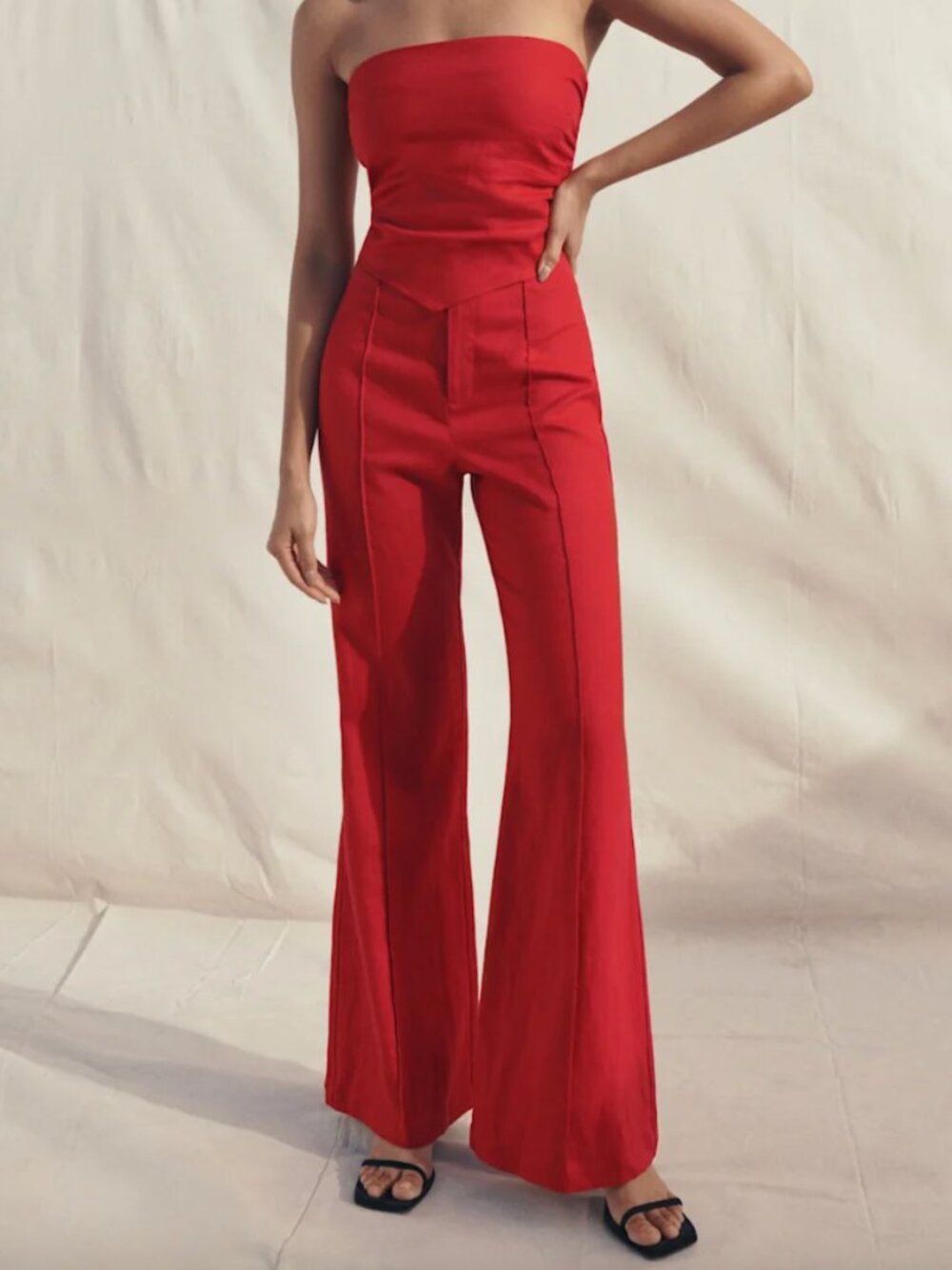 Reformation Silvie Linen Pant and Dillon Linen Top